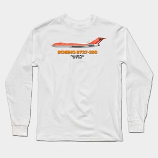 Boeing B727-200 - Faucett Perú Long Sleeve T-Shirt